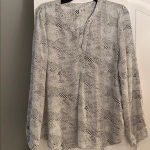 Joie, long sleeve silk top